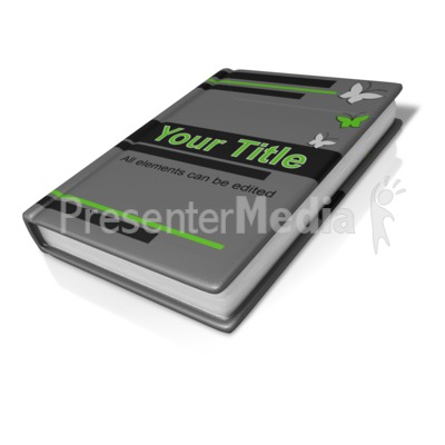 Custom Book Cover Presentation clipart