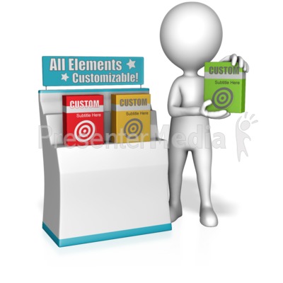 Figure Selling Product Boxes Presentation clipart