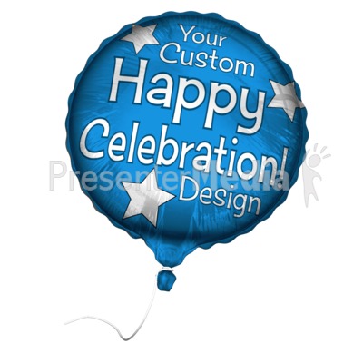 Custom Mylar Balloon Presentation clipart