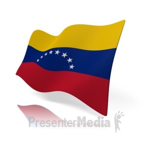 venezuela flag perspective anim