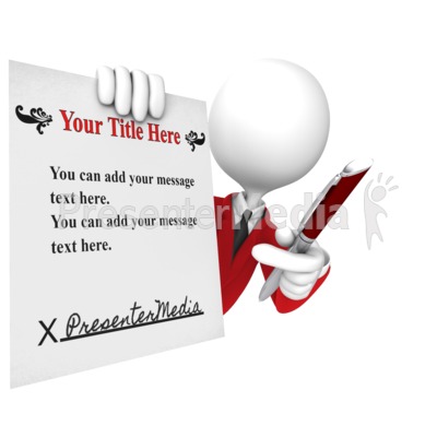 Custom Contract Presentation clipart