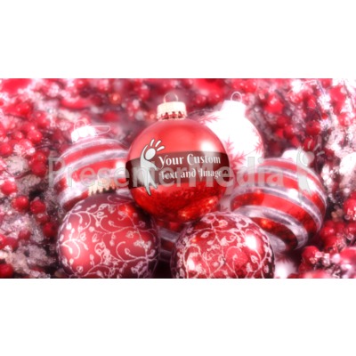 Red White Sparkle Custom Presentation clipart