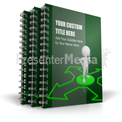 Triple Binders Presentation clipart