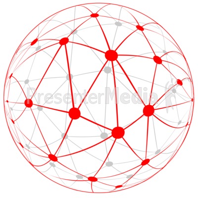 Network Globe Presentation clipart