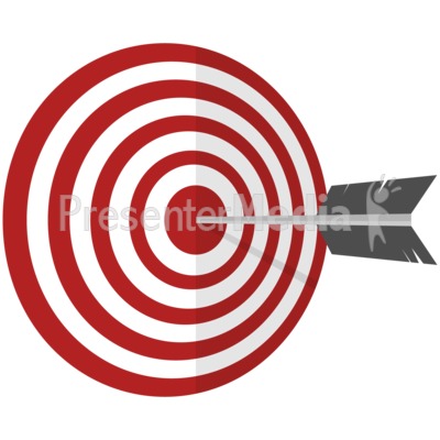 On Target Presentation clipart