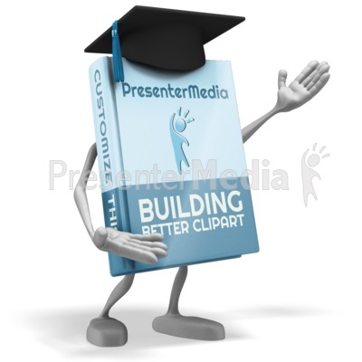 School Book Presenter Presentation clipart