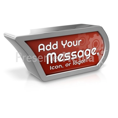 Custom Icon Marker Presentation clipart