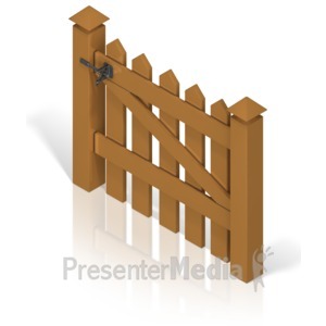 Open Gates Clip Art That Once