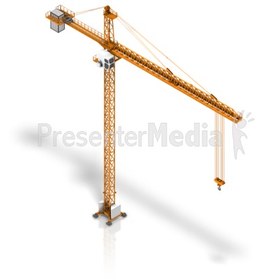 Crane Isometric Presentation clipart