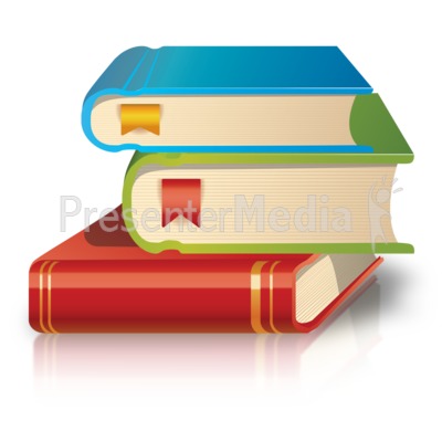 School Books Stack Presentation clipart