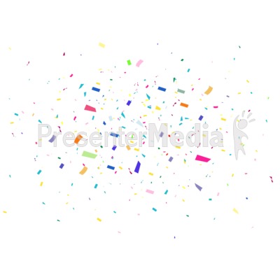 Confetti Background Celebrate Presentation clipart