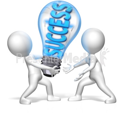 Sharing An Idea Presentation clipart