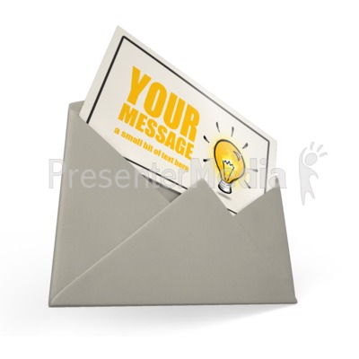 Card Envelope Custom Presentation clipart