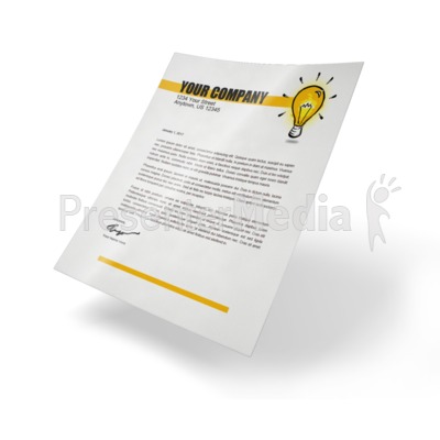 Simple Paper Presentation clipart