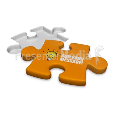 Puzzle Piece Custom Presentation clipart