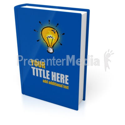 Upright Book Cover Presentation clipart