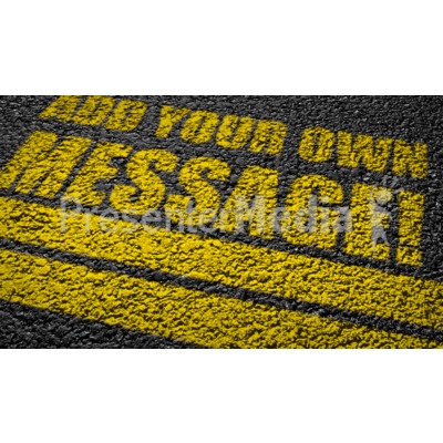 Custom Asphalt Writing Presentation clipart