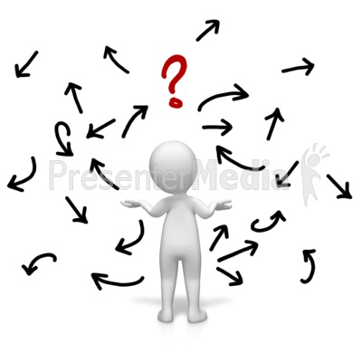 Too Many Ways Presentation clipart