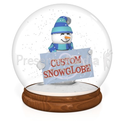 Snowglobe Custom Presentation clipart