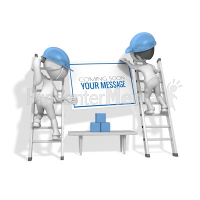 Women Carpenter Sign Presentation clipart