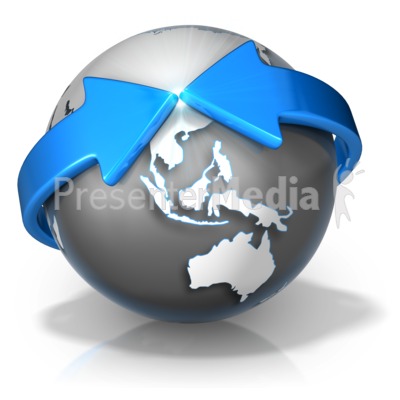 Arrows Together China Presentation clipart