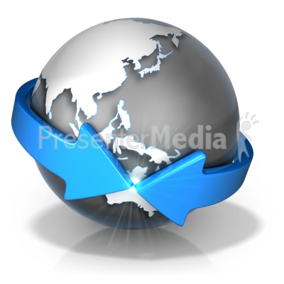 Arrows Together Australia Presentation clipart