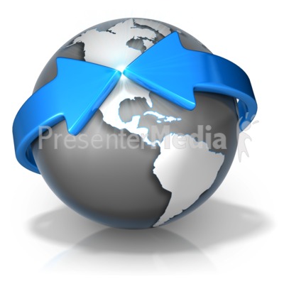Arrows Together Over America Presentation clipart