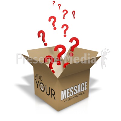 Question Box Custom Presentation clipart