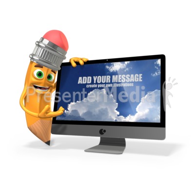 Scribbles Pencil Computer Presentation clipart