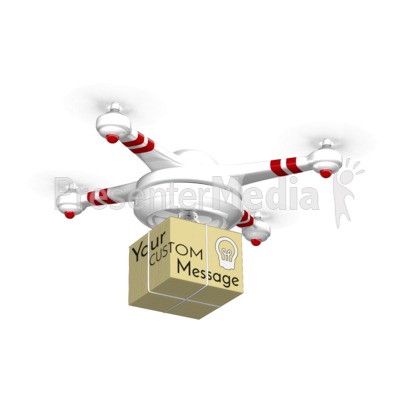 Drone Carrying Box Presentation clipart