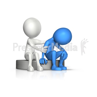 Figure Compassion To Another Presentation clipart