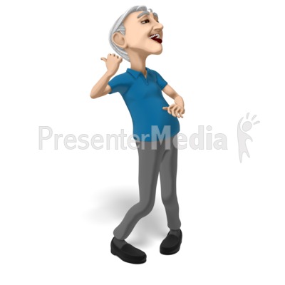 Bert Dancing Solo Presentation clipart