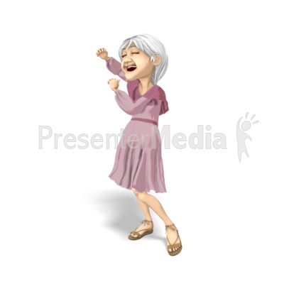 Martha Dancing Solo Presentation clipart