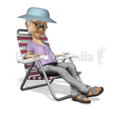 Bernice Relax Vacation Presentation clipart