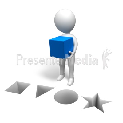 Figure Correct Shape Presentation clipart