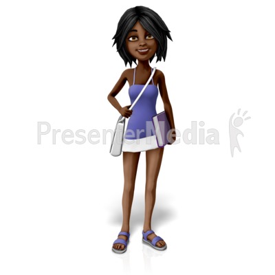 Jada Carrying Bag Education Presentation clipart