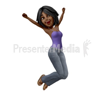 Jada Jump In Air Presentation clipart