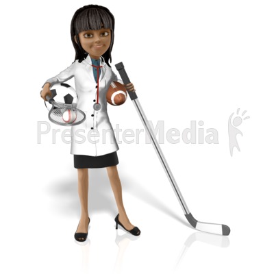 Doctor Kim Sports Presentation clipart