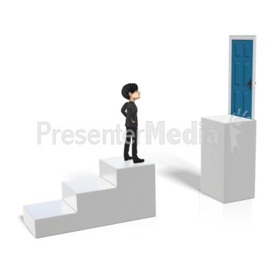 Steps Goal Obstacle Presentation clipart