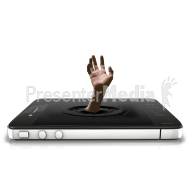 Help Phone Rescue Presentation clipart