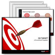 On Target Darts PowerPoint template