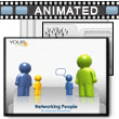 Social Networking People - PowerPoint Template