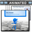 Only Answer PowerPoint template