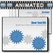 Gear Tool Kit PowerPoint template