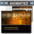 Film And Movie Reels PowerPoint template