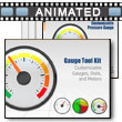 Gauge Tool Kit PowerPoint template