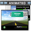 Road To Success - PowerPoint Template