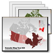 Canada Map Tool Kit PowerPoint template
