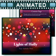 Lights Of Holly - PowerPoint Template