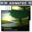 Tree by River - PowerPoint Template